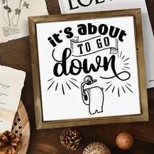 Farmhouse Style Bar Decor Wooden Plaque Funny Beer Pun Tabletop Decoration Gift