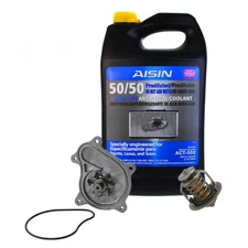 AISIN Pink Engine Coolant Water Pump & Thermostat Kit For Toyota RAV4 L4 2AR-FXE