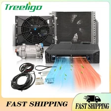 12V Electric Cool Water Heat Underdash Air Conditioner DC Auto Car A/C Kit