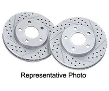Baer Brake 54036-020 Rear Decelarotor Brake Rotors 1994-2004 Mustang Cobra Mach