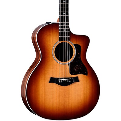 Taylor 214ce DLX Sunset Boulevard Grand Auditorium A/E Guitar Sunset Edgeburst