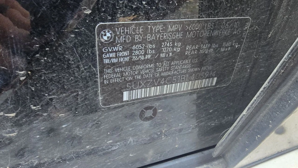 Passenger Right Corner/Park Light Side Marker Fits 08-14 BMW X6 31145561 - Изображение 4 из 4