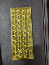 Vintage LEGO Classic Space Trans Yellow PLATE 4 x 10 piece brick 3030