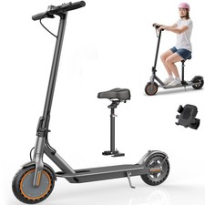 Sigravy Electric Scooter with Seat, 350W Folding Commuter 7.8Ah, Orange