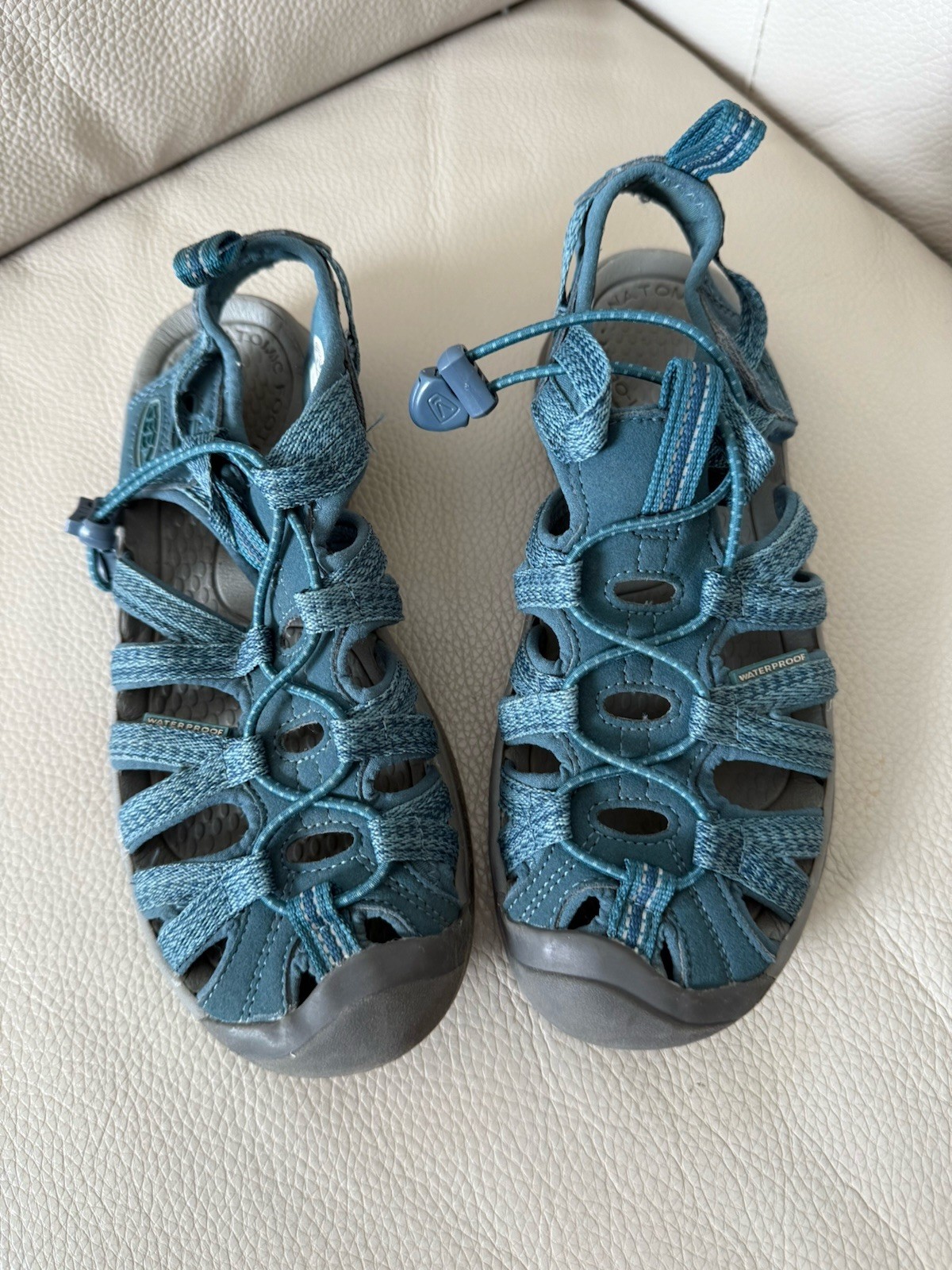 Sandali Keen donna Whisper impermeabili trail escursionismo blu taglia 6