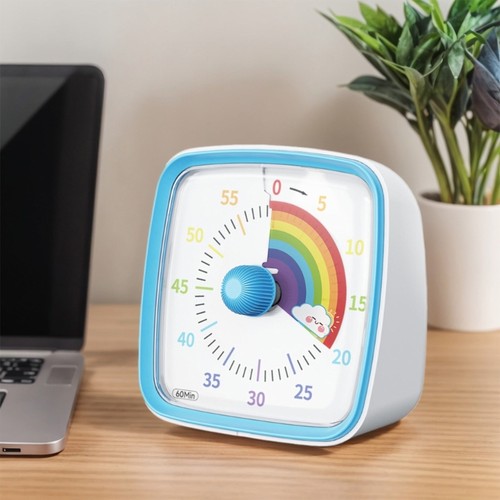 Quiet Visual Timers with Adjustable Alarm Playful Designs Countdowns Timers - Picture 7 of 10