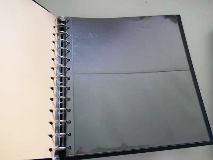 SAFE ALBUM RELIURE /ETUI COMME NEUFS + 13 feuilles noires 2 cases  /eg443 - Photo 4/4