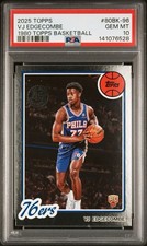 2025-26 Topps - 1980-81 Topps Basketball VJ Edgecombe #80BK-96 (RC) PSA 10