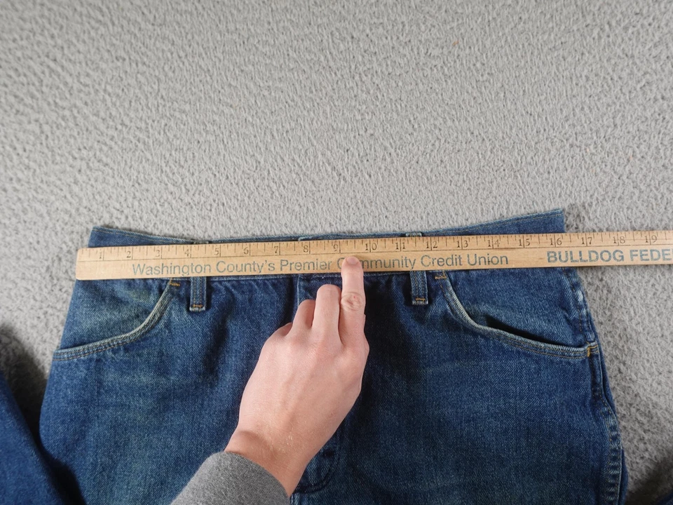 Vintage Rustler Jeans Mens 36x30 Blue Denim Made USA Relaxed Straight 90s USA - Image 4 of 4