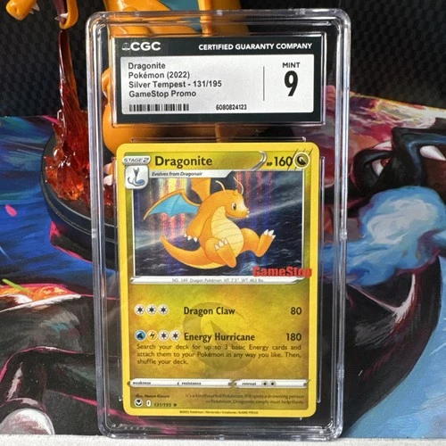 Dragonite 131/195 GameStop Promo - CGC Mint 9 - Silver Tempest - Pokemon TCG