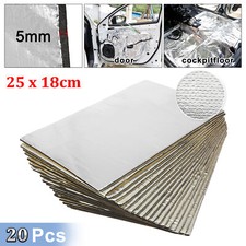 20 Sheets Sound Deadening Damping Mat Car Silent Compact Van Proofing 5mm Auto