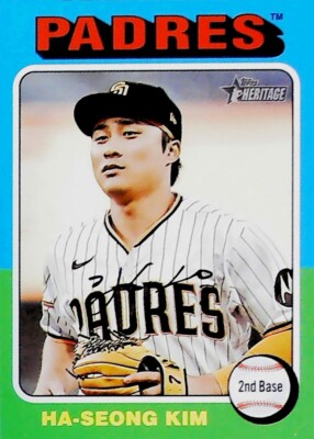 2024 TOPPS HERITAGE #417 HA-SEONG KIM SAN DIEGO PADRES | eBay
