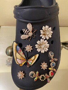 8 pc Luxury Shoe Charm Lot