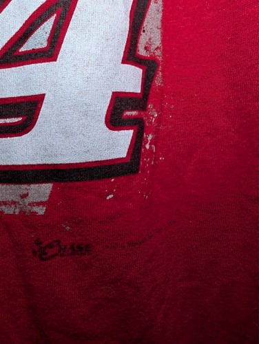 Kevin Harvick Shirt Adult xl Red Graphic NASCAR 4 Cotton Chase Authentics - Picture 5 of 8