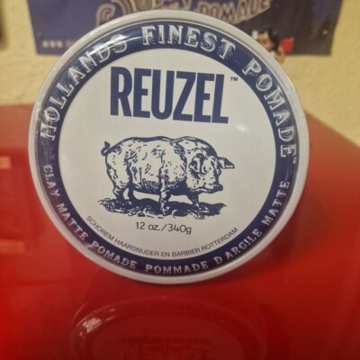 SALE !!  XL Reuzel Pomade Clay Matte mittel bis fester Halt  100ml=8,81E