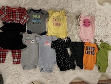 Lot 13 Cute And Pretty Baby Girl Clothes Sz 0-3Mnths Different Brands
