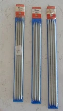 Milward / Birch Double Pointed Knitting needles 5.00 mm metal Size 6  20 or 22cm