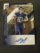 2020 ADAM HUMPHRIES DONRUSS OPTIC AUTOGRAPHED AUTO NFL CARD #SS-AH TITANS BUCS