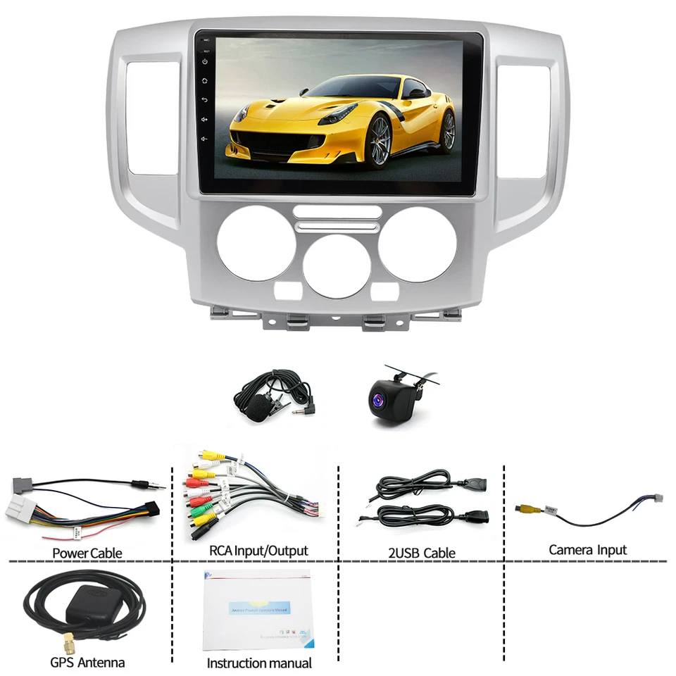 For Nissan Nv200 2013-2019 Carplay Android Auto Car Stereo Radio Gps NAVI Wifi - Image 3 of 4