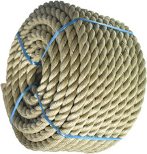 Durable Twisted Manila Rope - 3/4"  1" Diameter for Landscaping  Projects