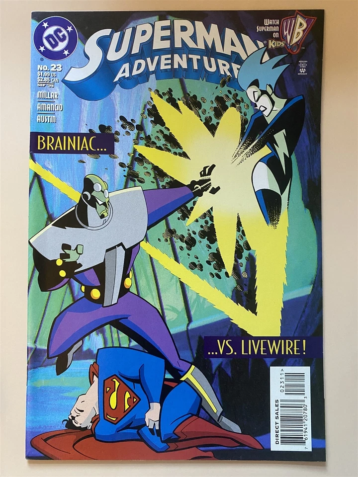 SUPERMAN ADVENTURES #23 Animated Tie-In DC Comics 1998 NM