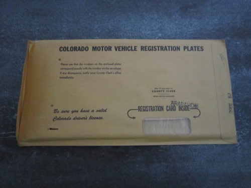 Colorado (PH3385) American License Number Plate Collecting Craft Hobby - Picture 3 of 3