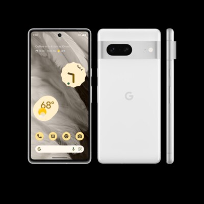 Google Pixel 7 GVU6C - 128GB - Snow (Unlocked) Sealed New!