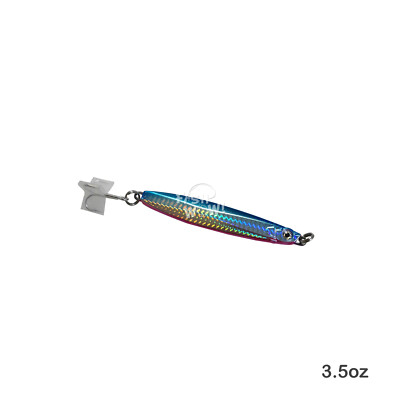 Jig Colt Sniper Vertical 100g (3.5 Oz) - Hameçons MUSTAD - Couleurs Aléatoires, Neuf