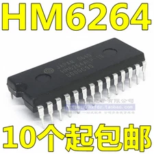 1PCS HM6264ALP-10 IC HM6264A DIP-28 JAPAN 8-bit High Speed CMOS Static IC #96-9