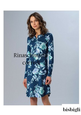 BISBIGLI Camicia da Notte Fiori Art 92511