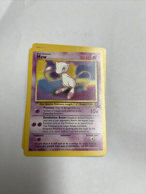 1995 mew pokemon card Neutral Shield Mew Promo Card 1995
