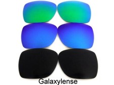 Galaxy Replacement Lens For Oakley Crossrange OO9361 Sunglasses Black/Blue/Green