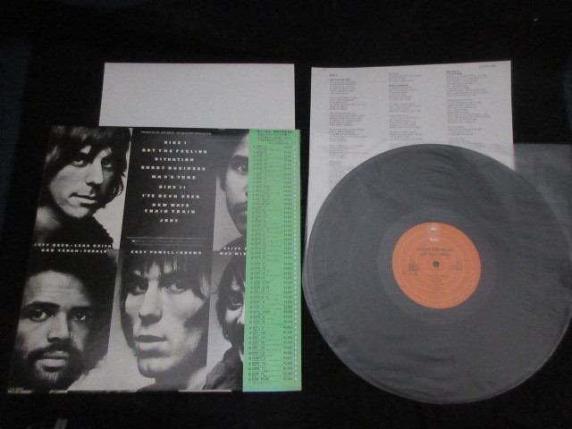 Jeff Beck Rough Japan Quadraphonic Vinyl LP 4CH 4 Channel