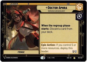 Star Wars Unlimited Shadows of the Galaxy Doctor Aphra (Rare)