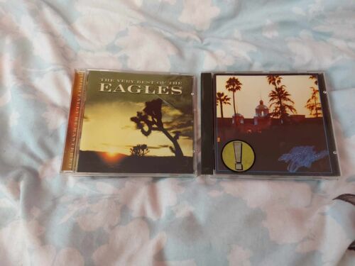 The Eagles CD X 2 - Hotel California and the Best of the Eagles Ex Cond - Picture 1 of 2