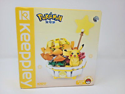 Keeppley Pokemon Bonsai Pikachu Building Block Set NEW