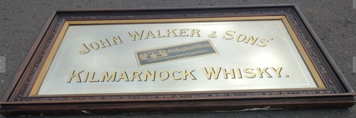 Antique John Walker Whisky (Pre - Johnnie Walker) Mirror 125cm by 75cm Pre-1909 - Picture 11 of 13