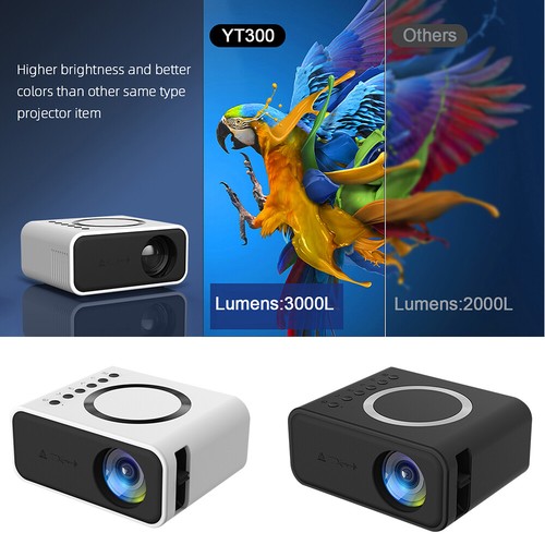 Mini Portable Projector Wired and Wireless Same Screen Mobile Phone Home Theater - Picture 13 of 24