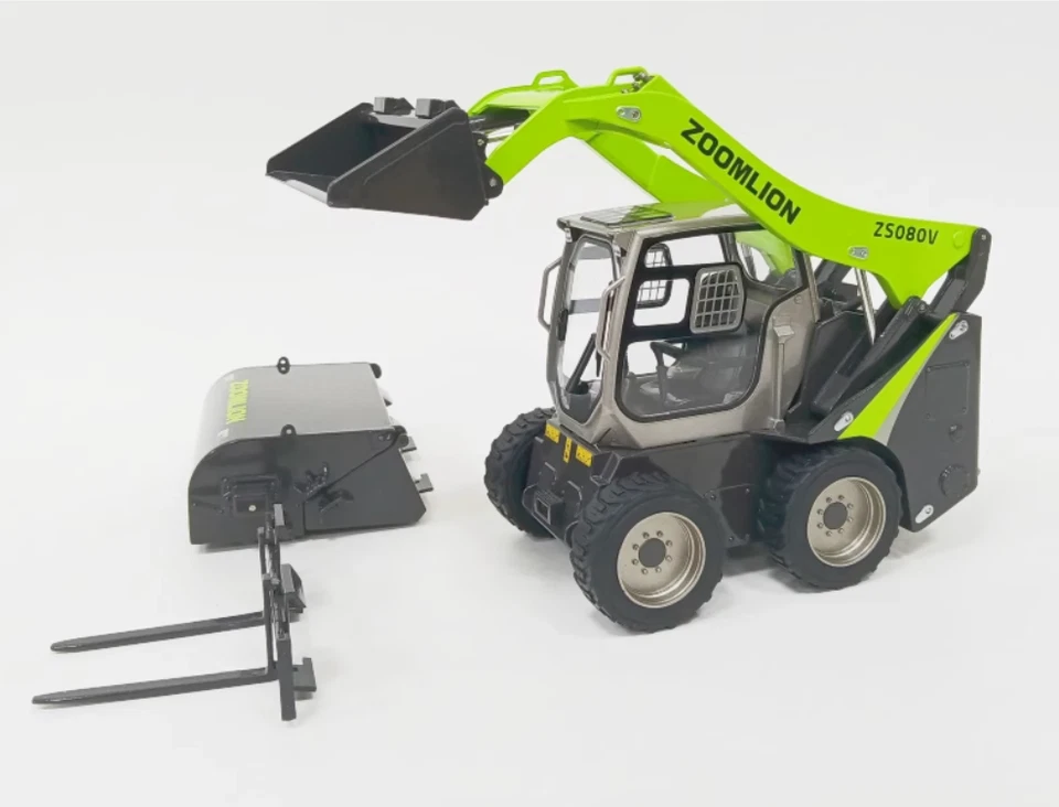1:20 ZOOMLION ZS080V Skid-Steer Loader Construction Machine Diecast Model - Image 2 of 4