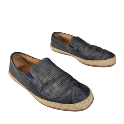 Trask Black Woven Leather Loafers H. S. Trask black woven leather loafers slip | Mercari main image 3