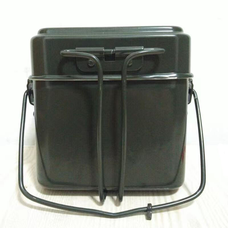 Outdoor Camping Portable Mess Tin Aluminum Active Military Mess Kit ...