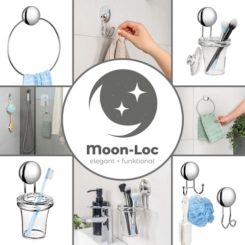 bremermann Badserie Moon-Loc Multifunktionshaken, Wandhalter - Bild 8 von 8