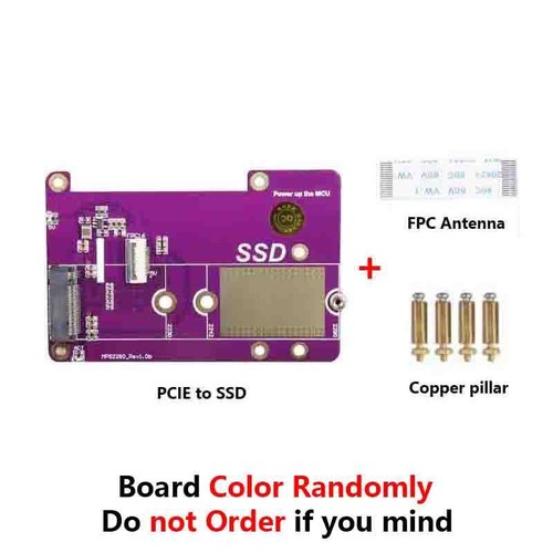For Raspberry Pi Generation 5 PCIE to NVME SSD SSD Expansion Board pi5 Adapter - Afbeelding 8 van 10