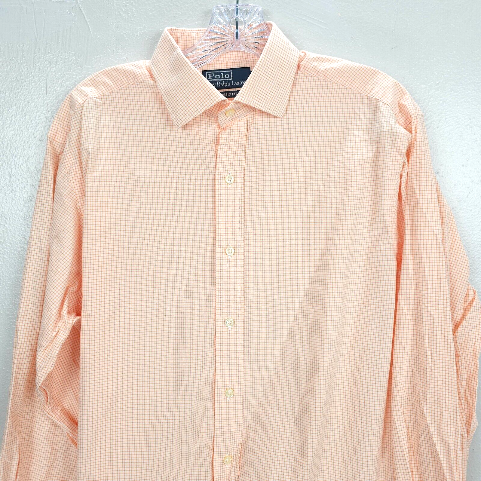 Polo Ralph Lauren uomo personalizzata pony camicia a quadri 16 32 33 rosa salmone