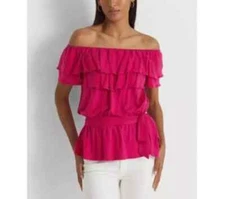 Ralph Lauren Jersey Off-the-Shoulder Top XS
