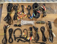 Lot Of Assorted Cables RCA Audio Jack S-video