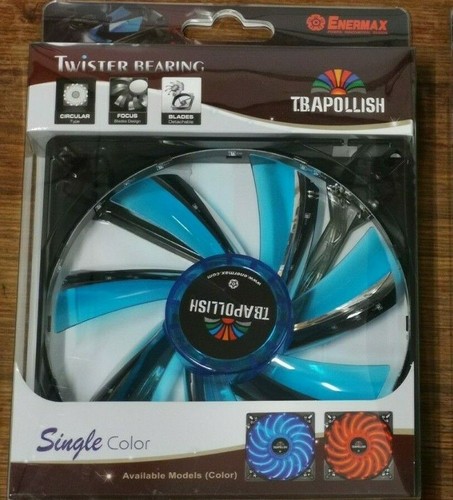 Enermax T.B.Apollish Magnet float Bearing 14cm case Fan Detachable blade Blue - 第 1/4 張圖片