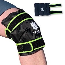 Knee Hot Cold Ice Wrap Reusable Gel Pack for Injury Post Surgery Relief