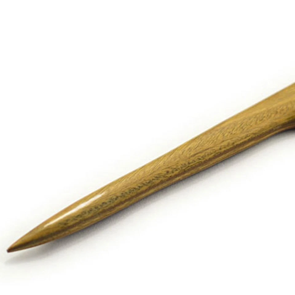 Peine de sándalo verde peine de madera mango alisador peine de dientes finos Foto 2 de 4