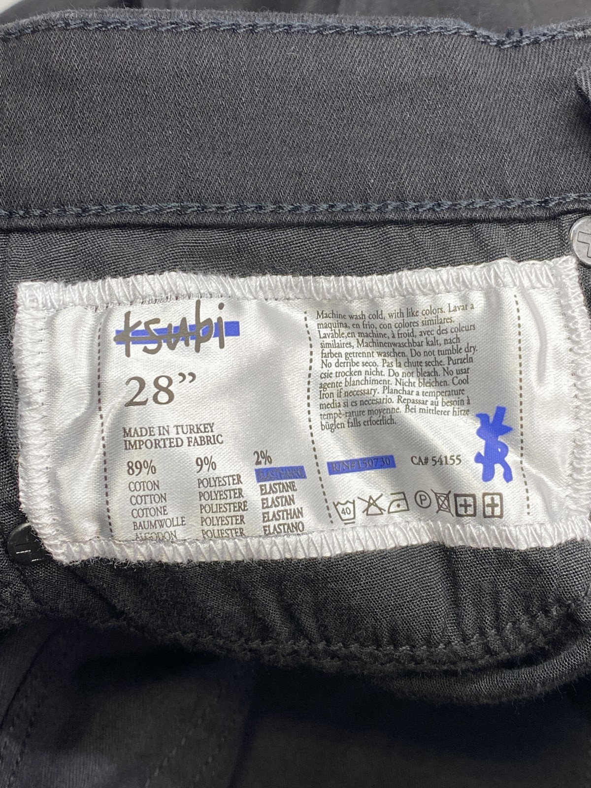 Ksubi Mens Jean Black Size 28 Van Winkle Rebel Mid Rise Skinny Fit Stretch Denim thumbnail 9